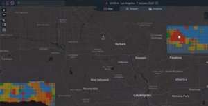 LA Wildfire Claims Layer Screenshot